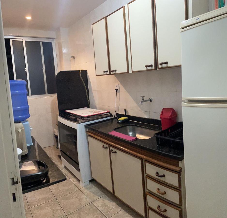 Apartamento A 200M Da Praia Do Morro Com Wifi 구아라파리 외부 사진